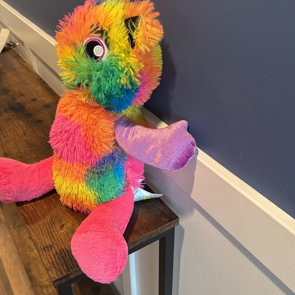 Build A Bear Monster Plush Mixters Rainbow 19" Stuffed Animal talks - Picture 4 of 11